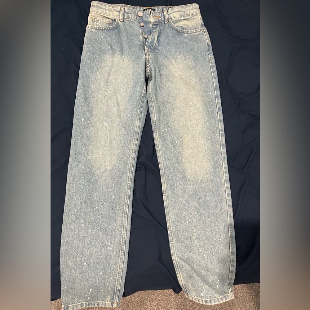 Never worn Men’s Vintage Paint Drops Jeans